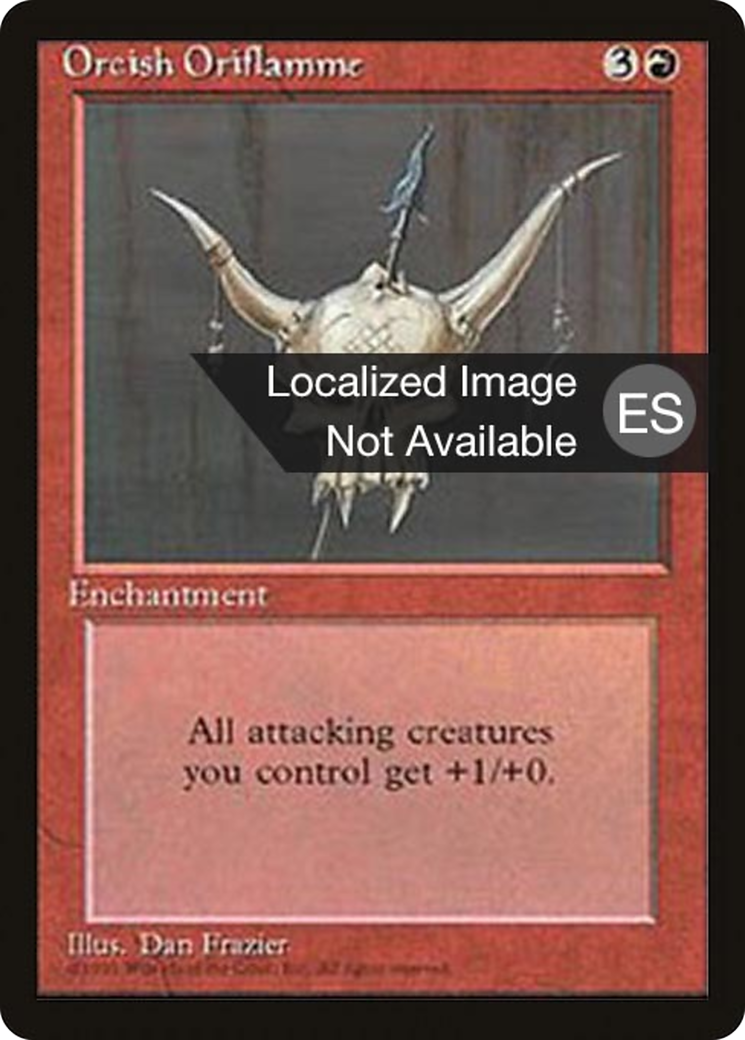 Orcish Oriflamme [Fourth Edition Foreign Black Border]-1