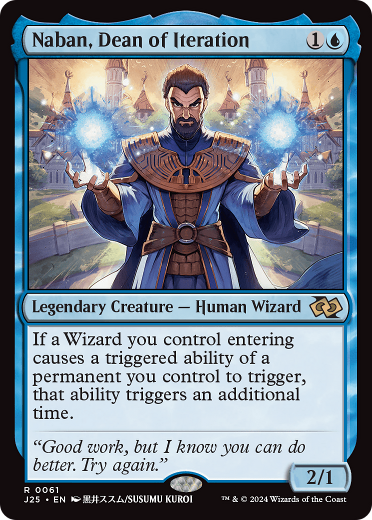 Naban, Dean of Iteration (Anime) [Foundations Jumpstart]-1