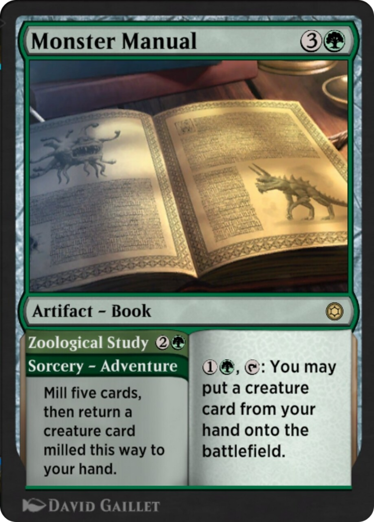 Monster Manual // Zoological Study (HBG-217) - Alchemy Horizons: Baldur's Gate-1