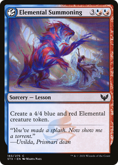 Elemental Summoning [Strixhaven: School of Mages]-1