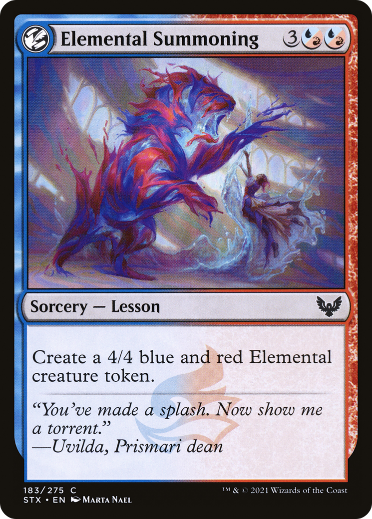 Elemental Summoning [Strixhaven: School of Mages]-1