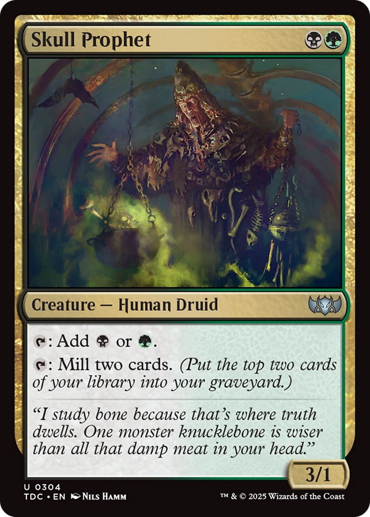 Skull Prophet [Tarkir: Dragonstorm Commander]-1
