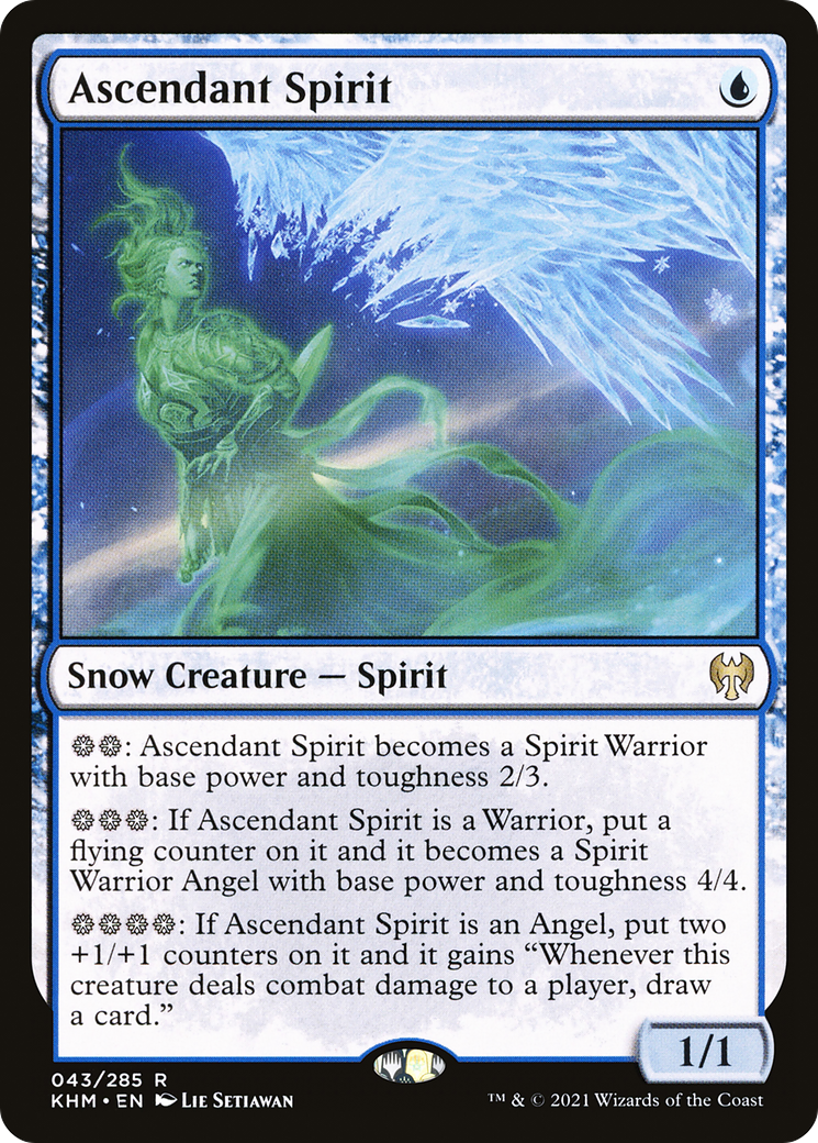 Ascendant Spirit [Kaldheim]-1
