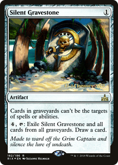 Silent Gravestone [Rivals of Ixalan Prerelease Promos]-1