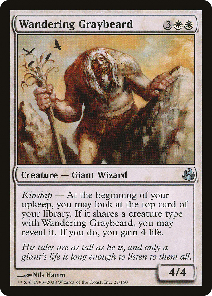 Wandering Graybeard (MOR-027) - Morningtide Foil-1