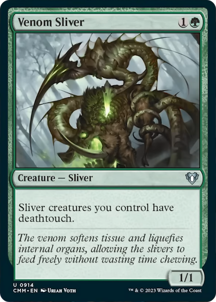 Venom Sliver [Commander Masters]-1