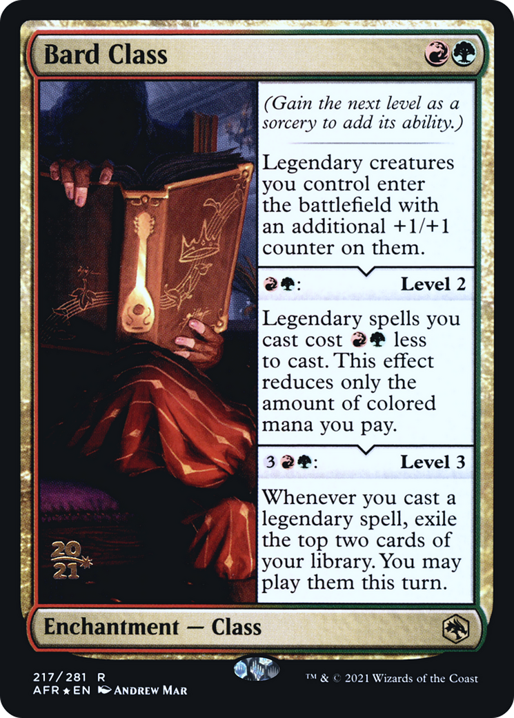 Bard Class [Dungeons & Dragons: Adventures in the Forgotten Realms Prerelease Promos]-1
