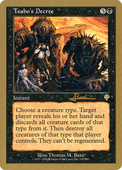 Tsabo's Decree - 2001 Antoine Ruel (INV) (WCD-) - World Championship Decks 2001-1