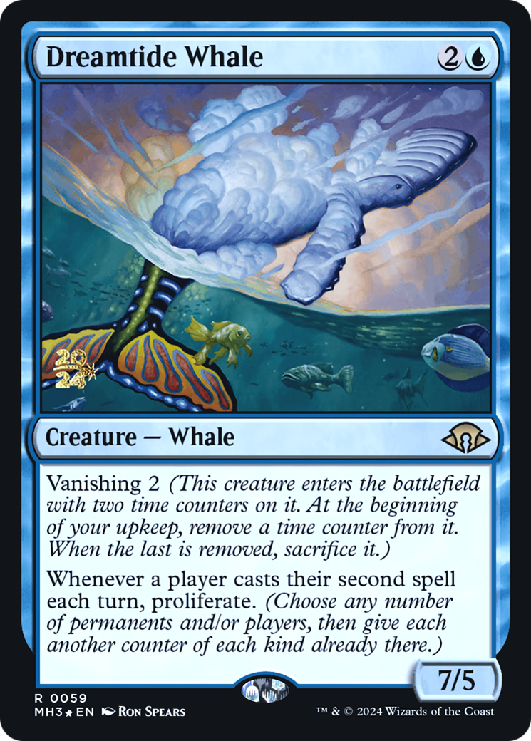Dreamtide Whale [Modern Horizons 3 Prerelease Promos]-1
