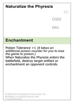 Naturalize the Phyresis (UNK-CG02A) - Unknown Event-1