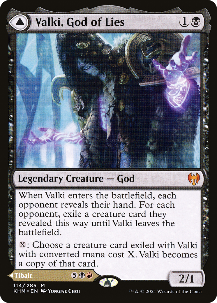 Valki, God of Lies (KHM-114) - Kaldheim Foil-1