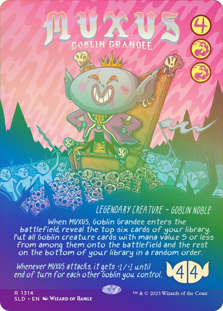 Muxus, Goblin Grandee (Rainbow Foil) [Secret Lair Drop Series]-1