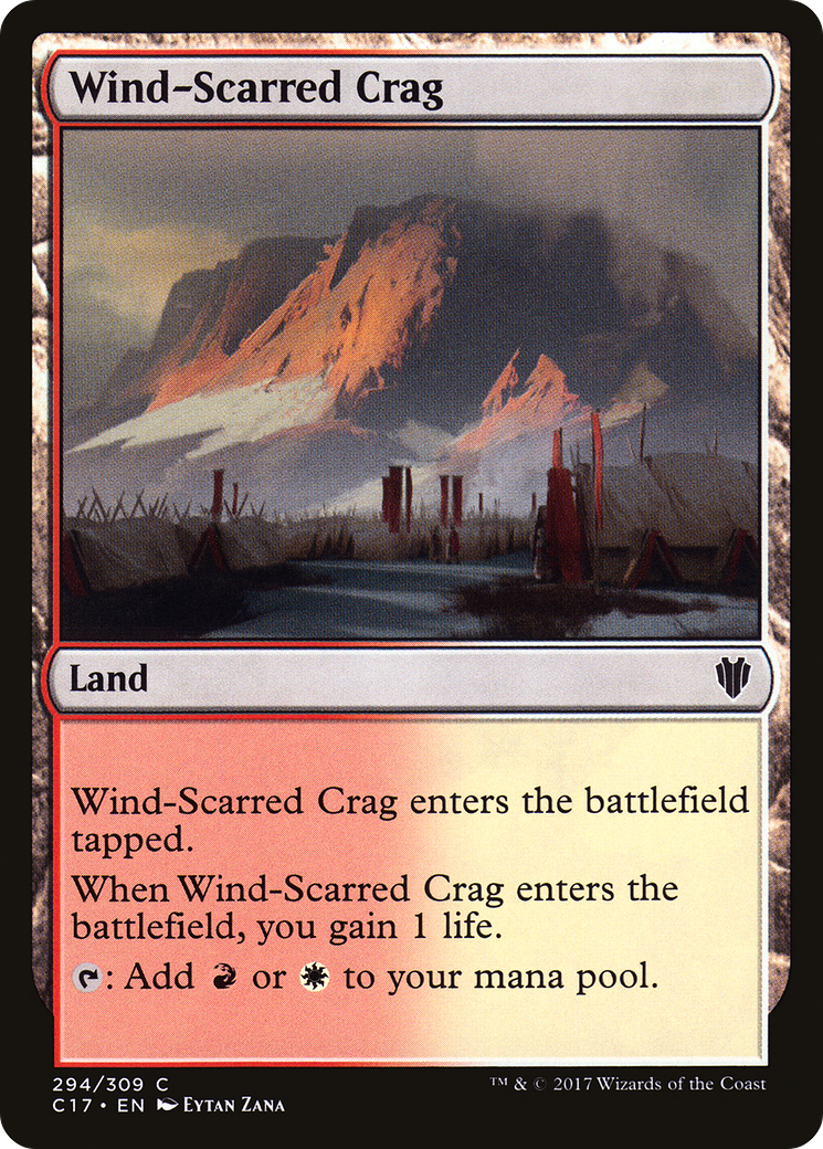 Wind-Scarred Crag (C17-294) - Commander 2017-1