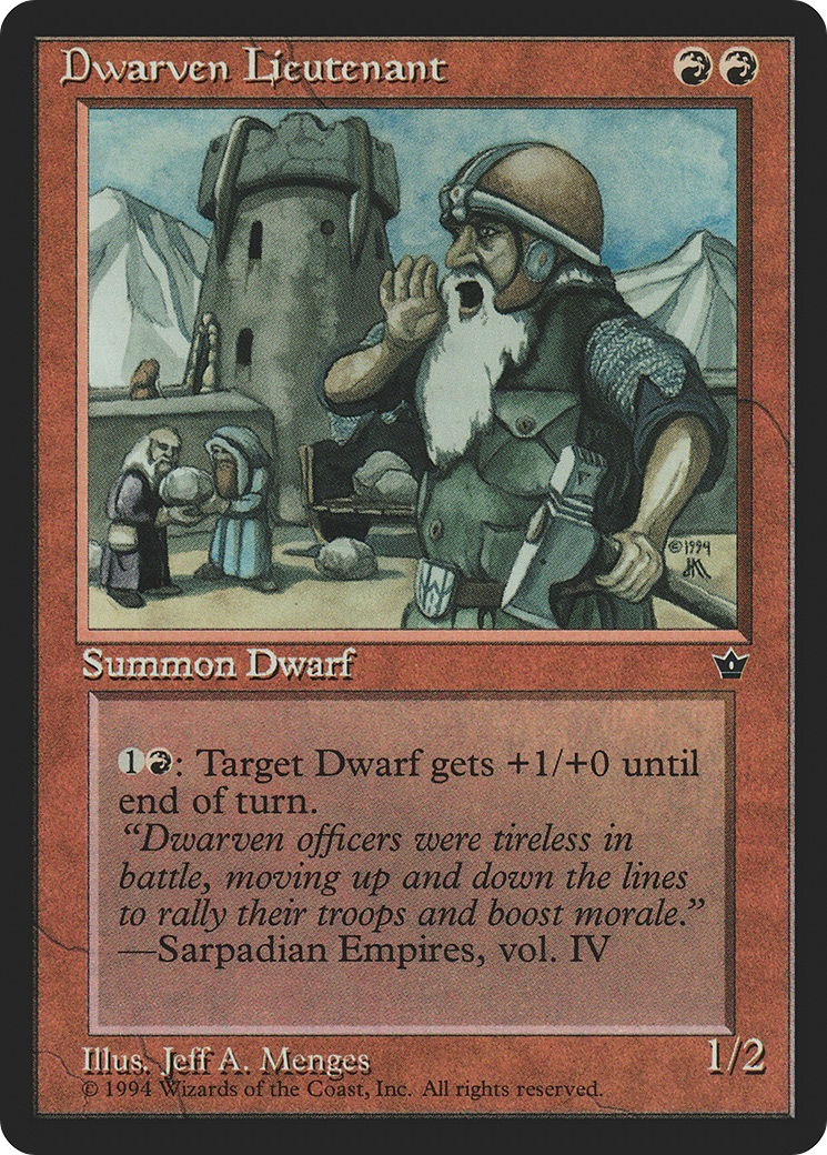 Dwarven Lieutenant [Fallen Empires]-1