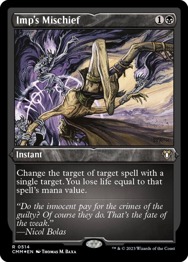 Imp's Mischief (Foil Etched) [Commander Masters]-1