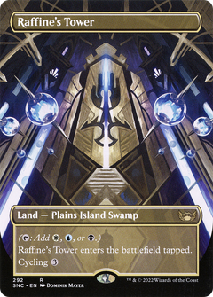Raffine's Tower (Borderless Alternate Art) [Streets of New Capenna]-1