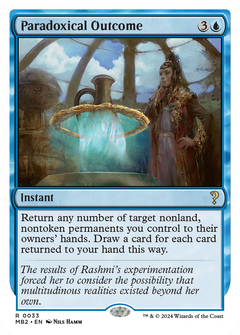 Paradoxical Outcome (White Border) [Mystery Booster 2]-1
