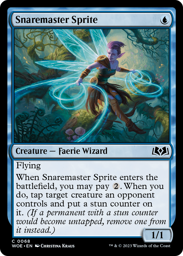 Snaremaster Sprite [Wilds of Eldraine]-1