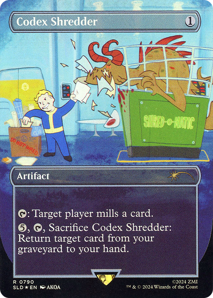 Codex Shredder (Rainbow Foil) [Secret Lair Drop Series]-1