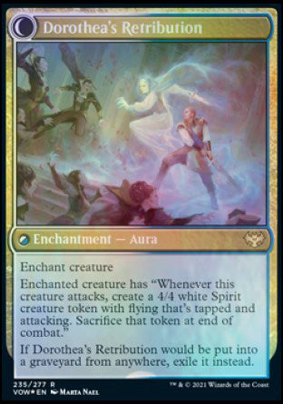 Dorothea, Vengeful Victim // Dorothea's Retribution [Innistrad: Crimson Vow Prerelease Promos]-2