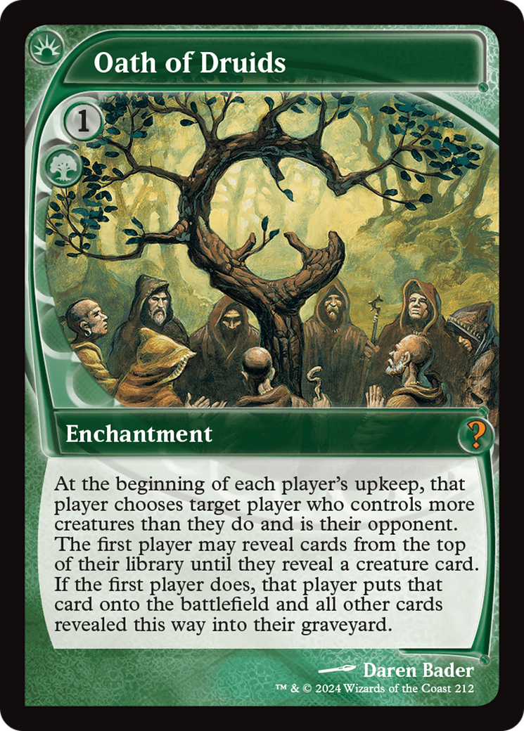 Oath of Druids (Future Sight) [Mystery Booster 2]-1