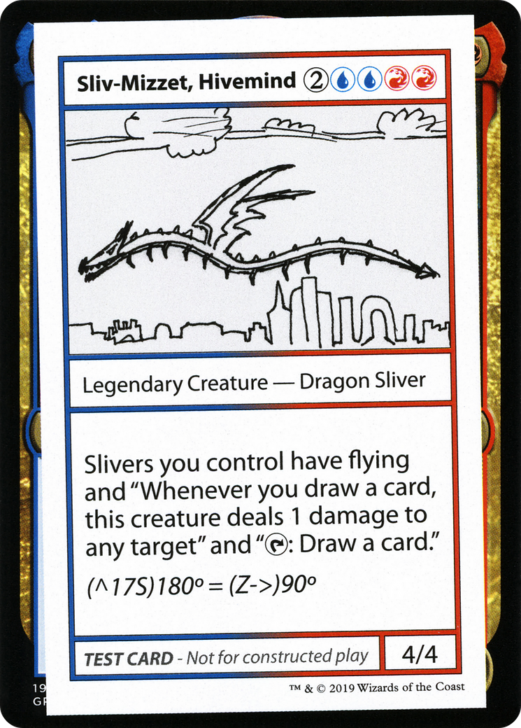 Sliv-Mizzet, Hivemind (2021 Edition) [Mystery Booster Playtest Cards]-1