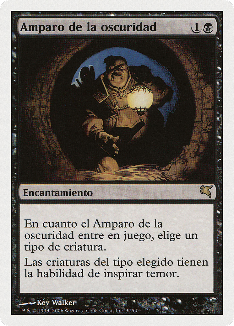Cover of Darkness (Spanish) - "Amparo de la oscuridad" (PSAL-D37) - Salvat 2005-1