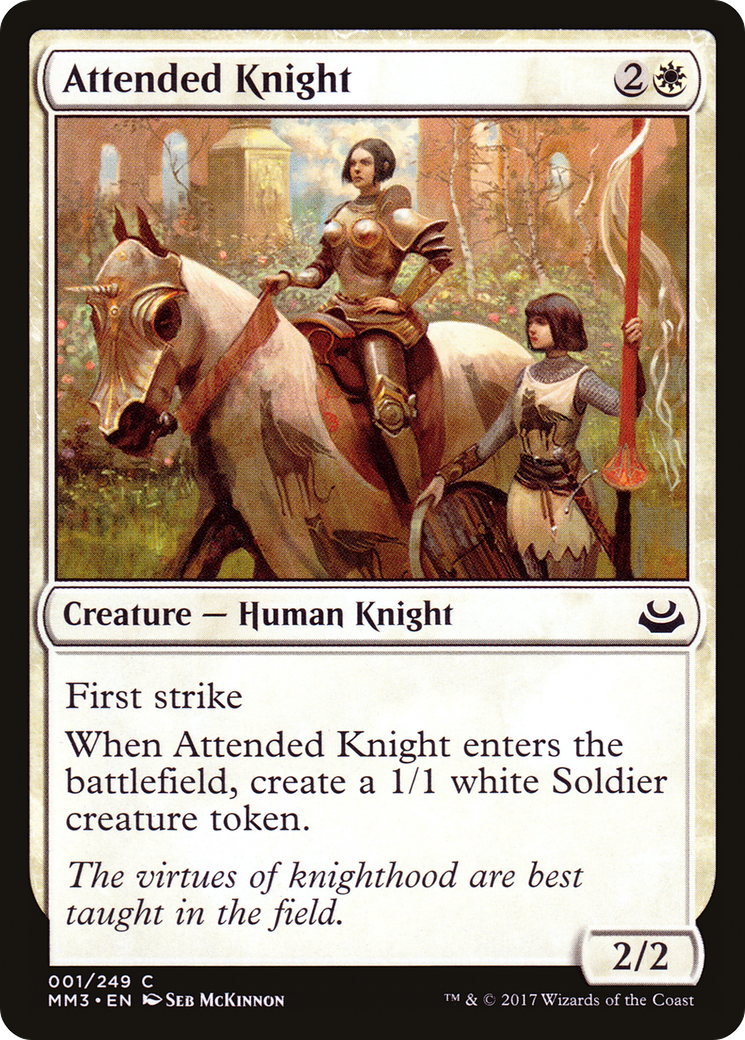 Attended Knight [Modern Masters 2017]-1