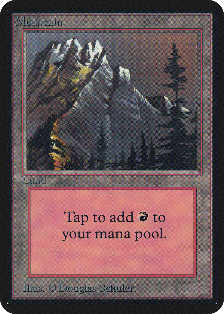 Mountain (A) (LEA-) - Limited Edition Alpha-1