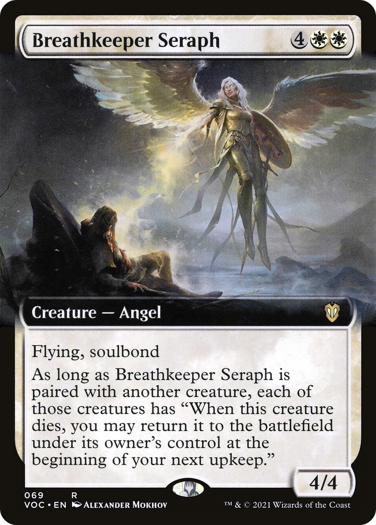 Breathkeeper Seraph (Extended Art) [Innistrad: Crimson Vow Commander]-1