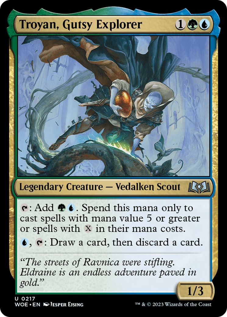 Troyan, Gutsy Explorer (WOE-217) - Wilds of Eldraine-1