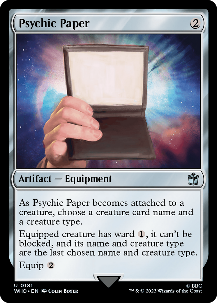 Psychic Paper [Doctor Who]-1