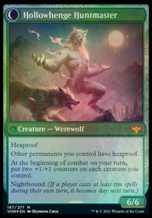 Avabruck Caretaker // Hollowhenge Huntmaster [Innistrad: Crimson Vow Prerelease Promos]-2