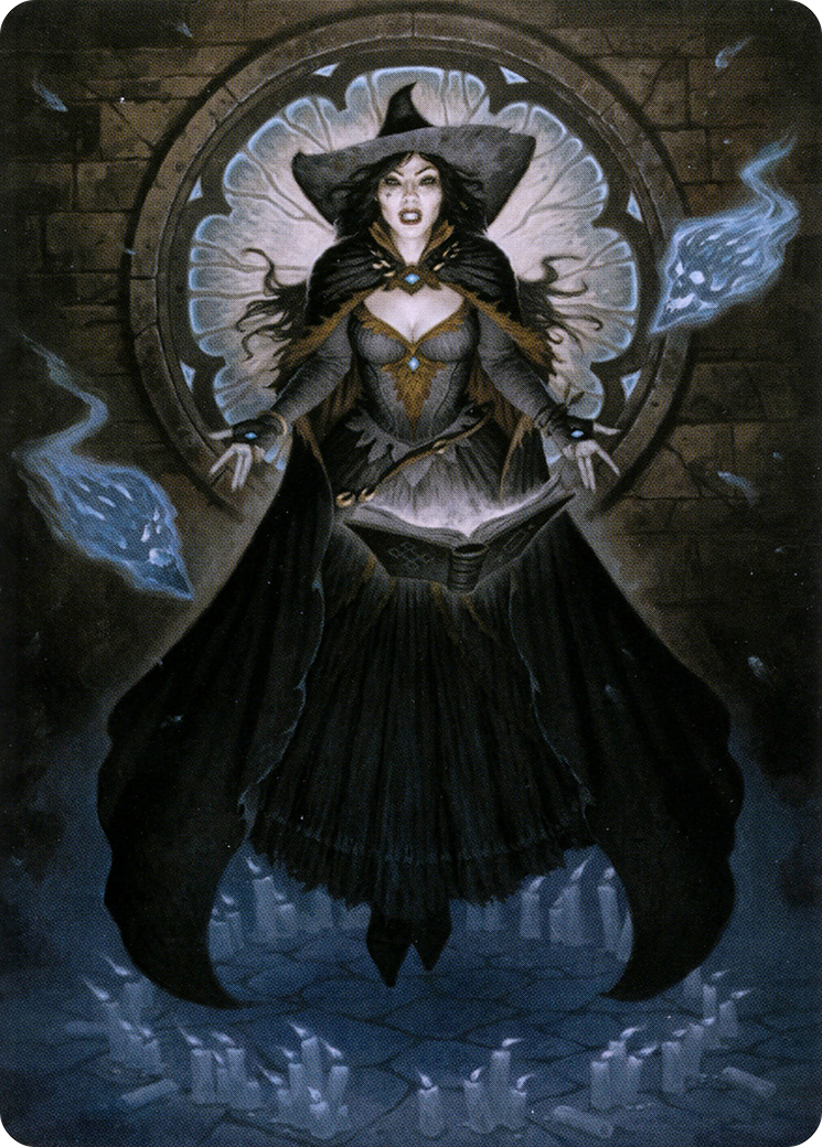 Tasha, the Witch Queen // Tasha, the Witch Queen (ACLB-076) - Battle for Baldur's Gate Art Series (Borderless) Foil