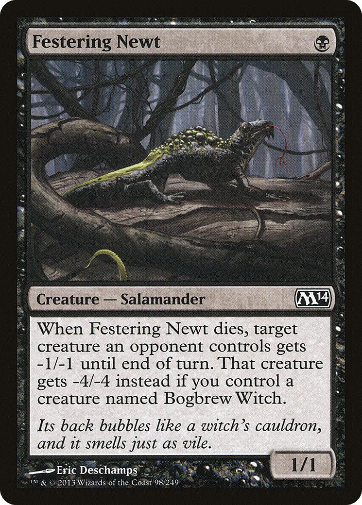 Festering Newt [Magic 2014]-1