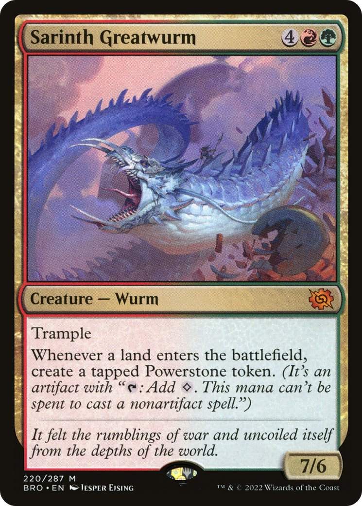 Sarinth Greatwurm [The Brothers' War]-1