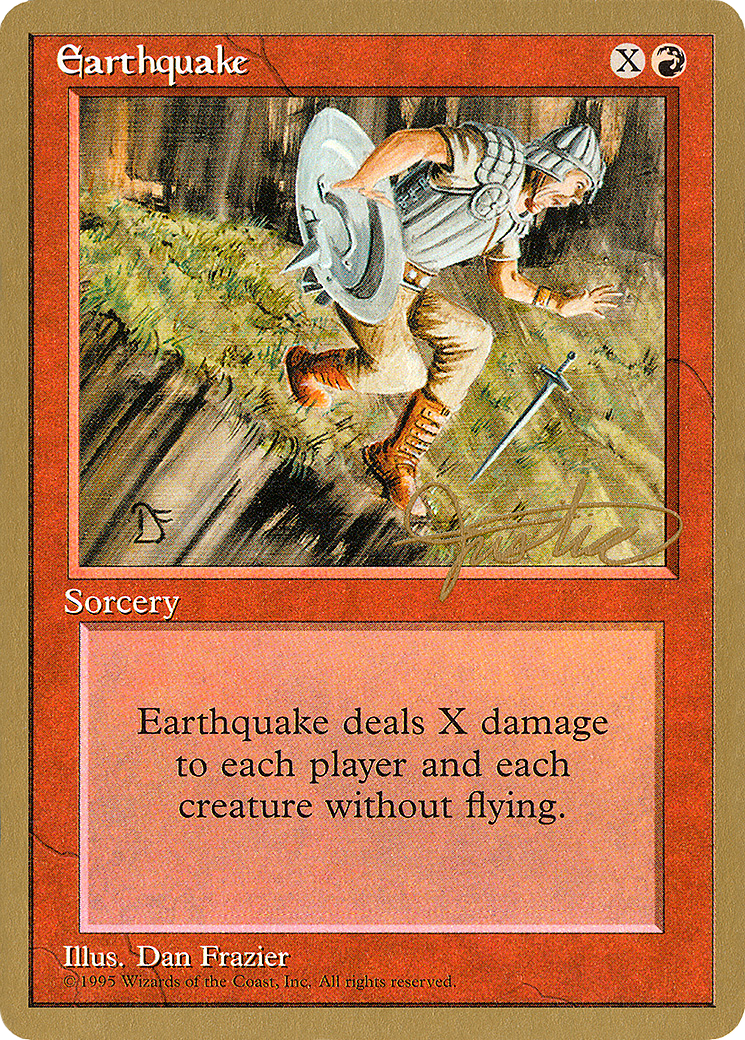Earthquake (Mark Justice) [Pro Tour Collector Set]-1