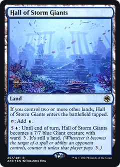 Hall of Storm Giants [Dungeons & Dragons: Adventures in the Forgotten Realms Prerelease Promos]-1