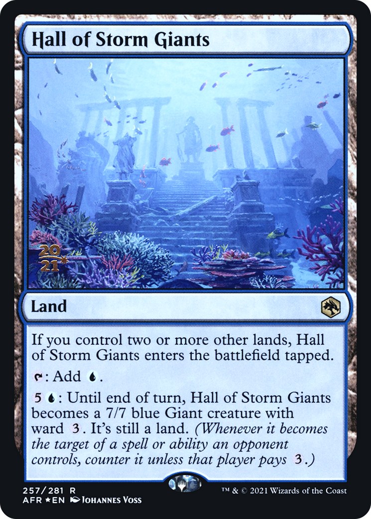 Hall of Storm Giants [Dungeons & Dragons: Adventures in the Forgotten Realms Prerelease Promos]-1