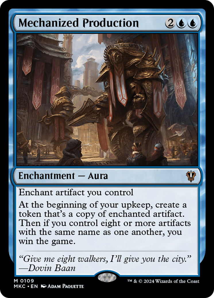 Mechanized Production [Murders at Karlov Manor Commander]-1