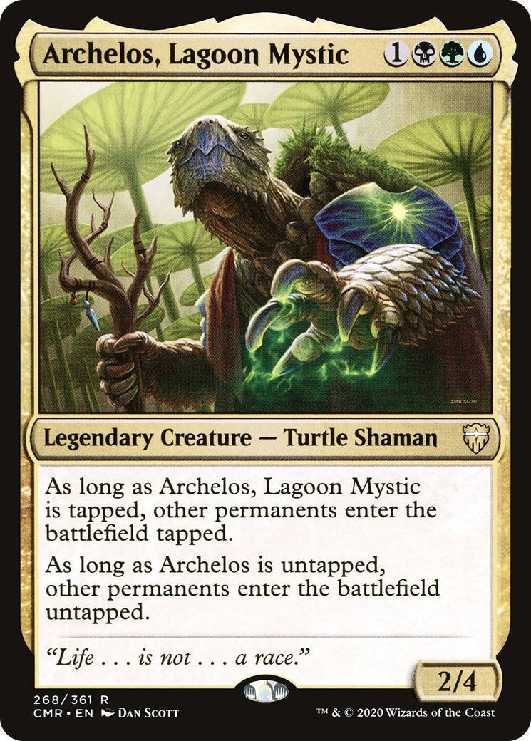 Archelos, Lagoon Mystic [Commander Legends]-1