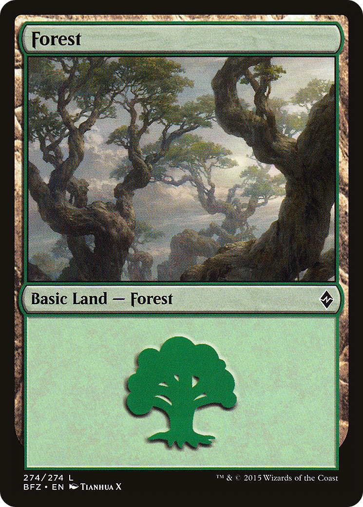 Forest [Battle for Zendikar]-1