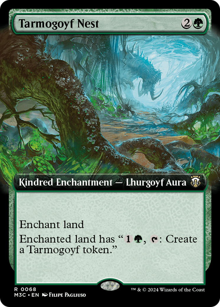 Tarmogoyf Nest (Extended Art) [Modern Horizons 3 Commander]-1