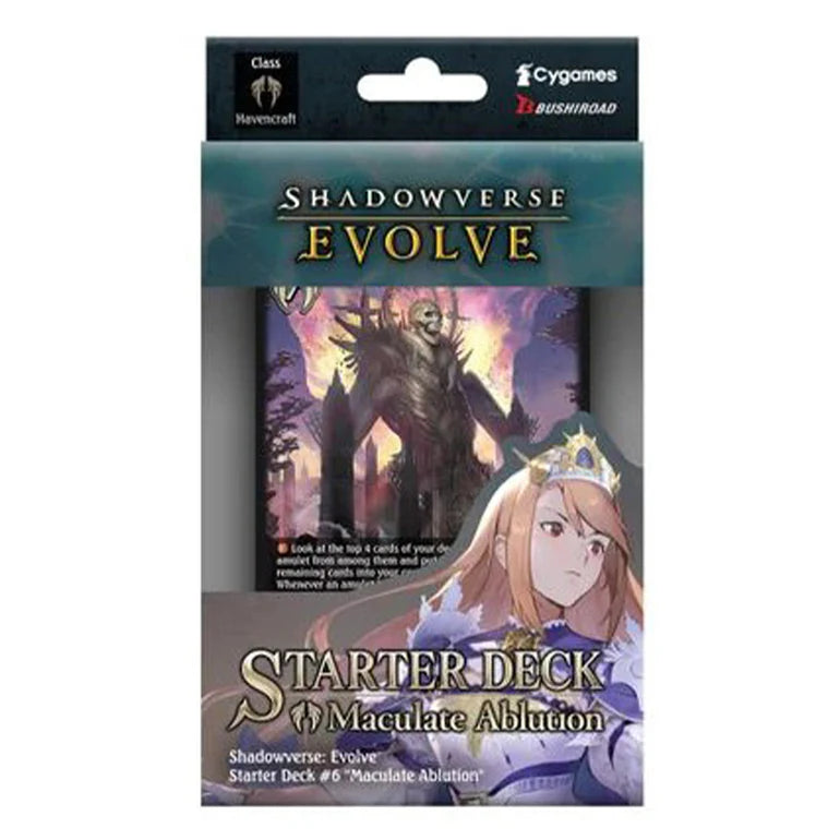 Shadowverse Evolve SD06 Maculate Ablution Starter Deck