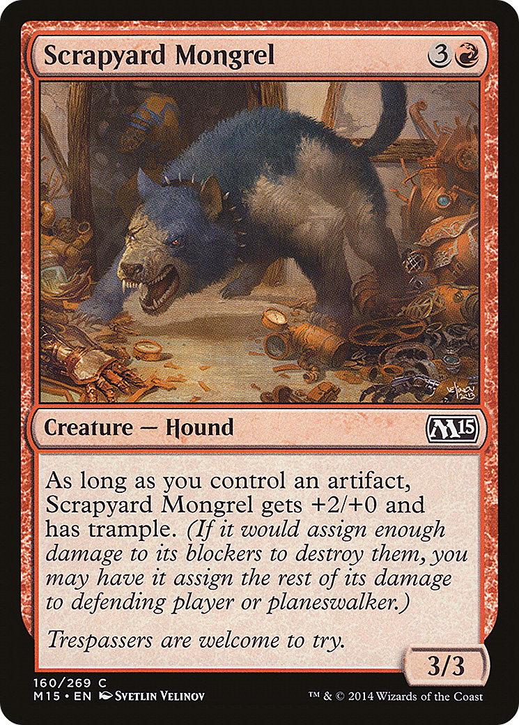 Scrapyard Mongrel [Magic 2015]-1