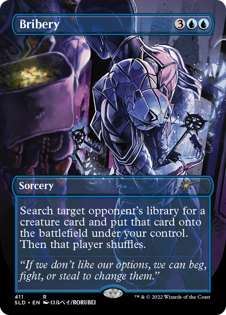 Bribery (Borderless) [Secret Lair Drop Series]-1