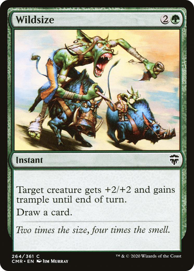 Wildsize (CMR-264) - Commander Legends Foil-1