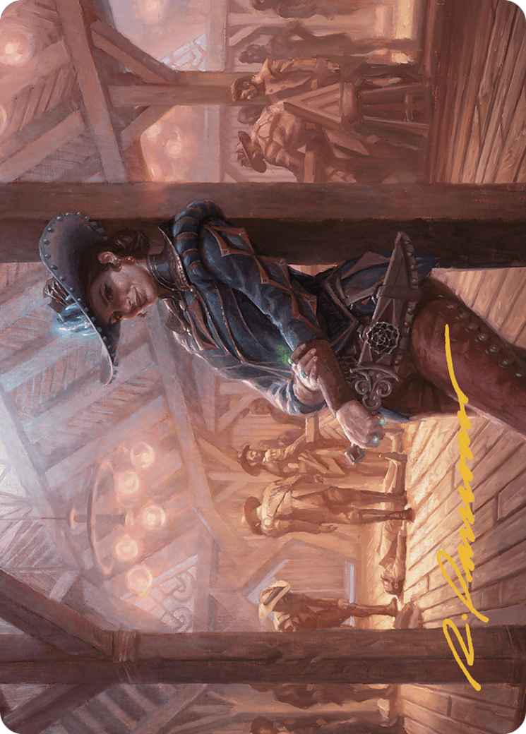 Marchesa, Dealer of Death // Marchesa, Dealer of Death (AOTJ-027) - Outlaws of Thunder Junction Art Series (Borderless) Foil-3