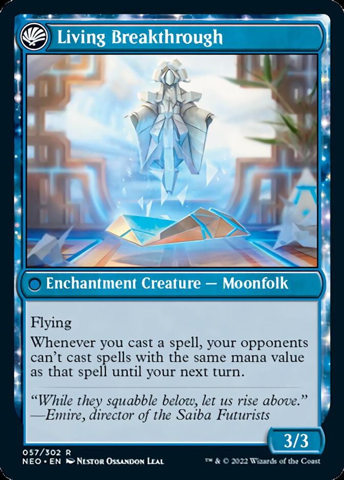 Inventive Iteration // Living Breakthrough [Kamigawa: Neon Dynasty]-2