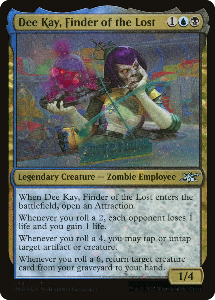 Dee Kay, Finder of the Lost (Galaxy Foil) [Unfinity]-1